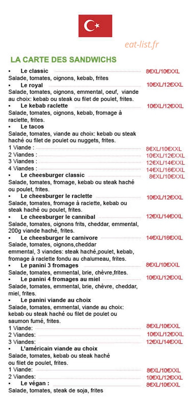 Le Classic — carte page 1