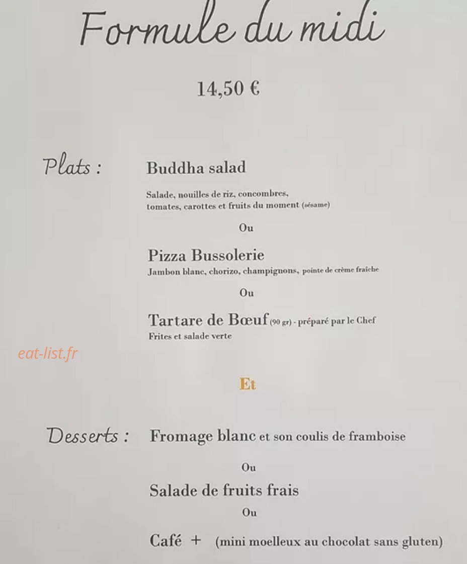 Au Fil Des Saisons — carte page 1