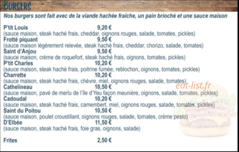 Au ptit louis — carte page 2
