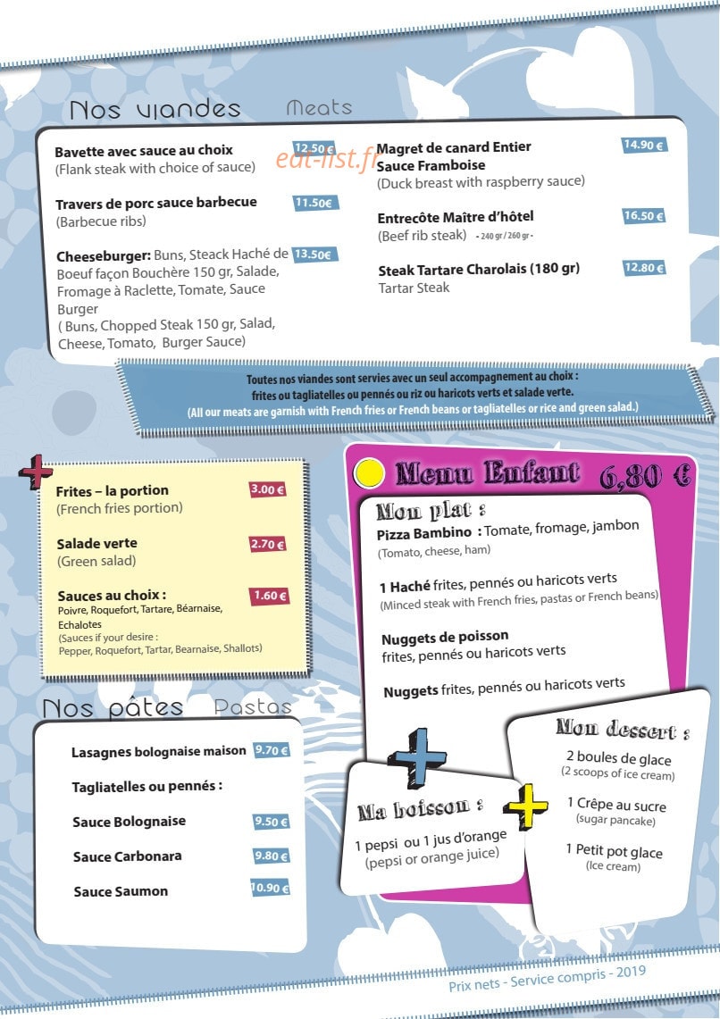 Le Bosquet — carte page 5
