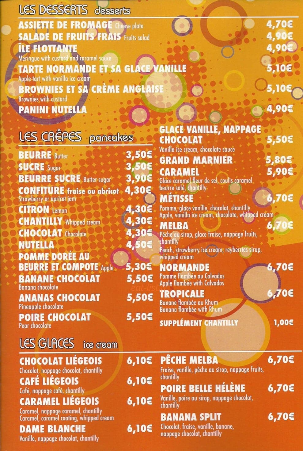 Le Tropical — carte page 4