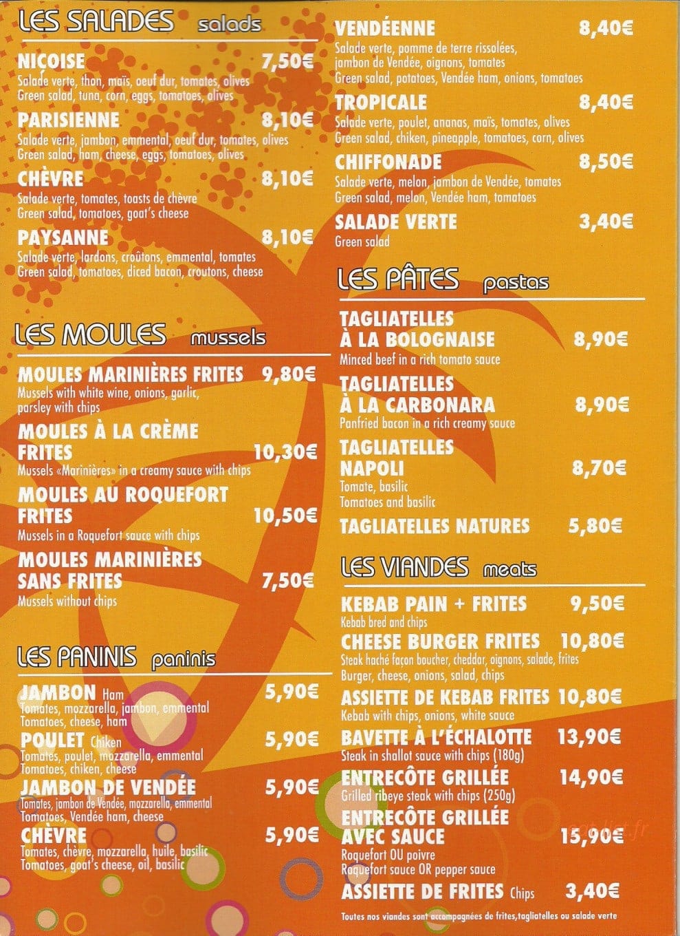 Le Tropical — carte page 2
