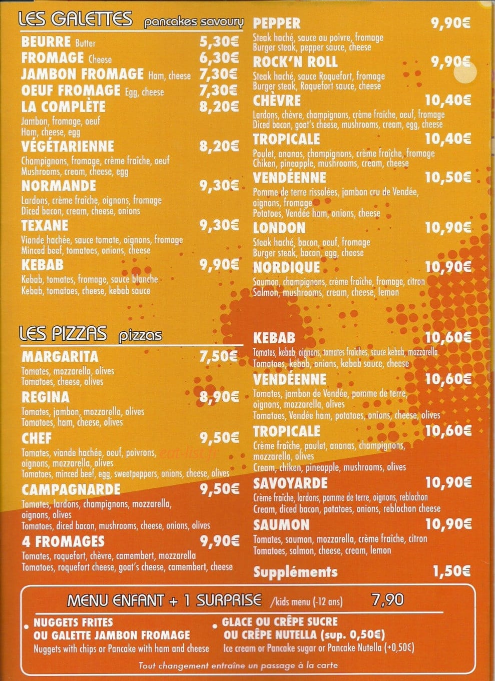 Le Tropical — carte page 3