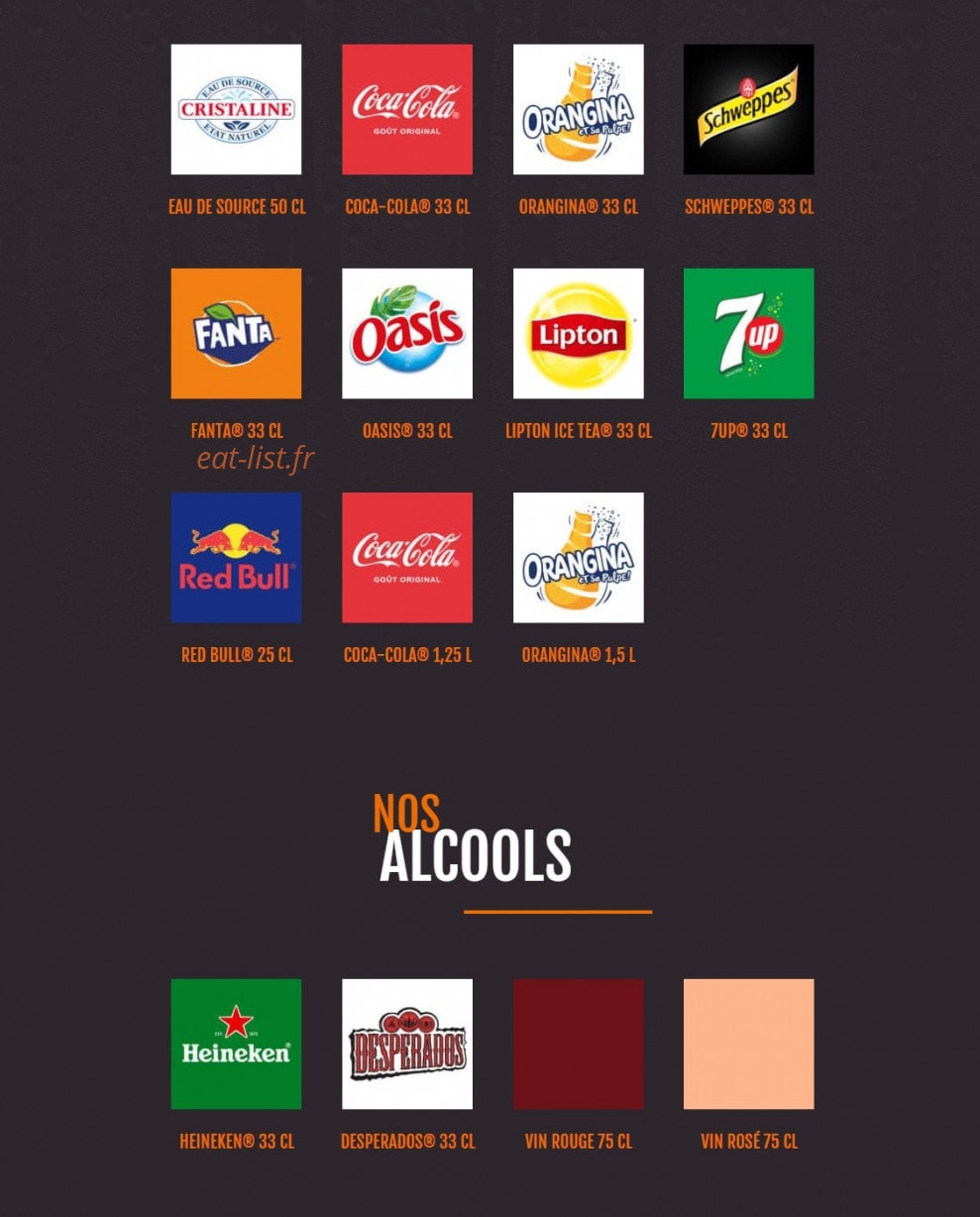 My Pizza — carte page 4