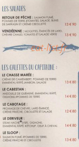 Ô P'tit Bateau — carte page 2