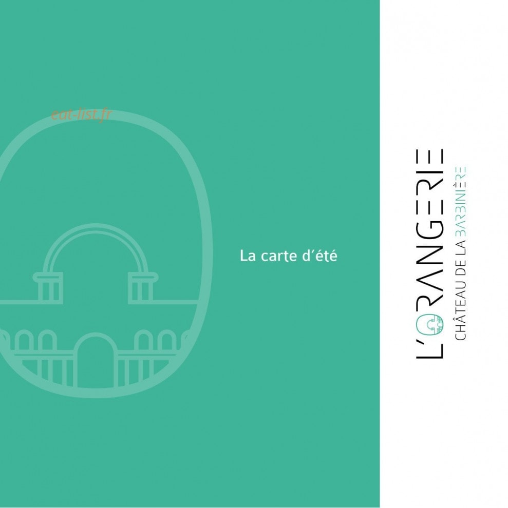 L'orangerie — carte page 1