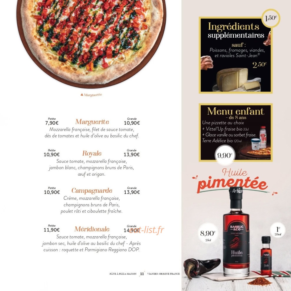 Basilic & Co — carte page 4