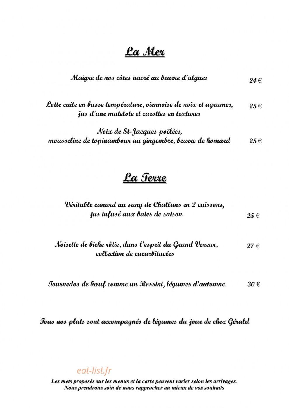 Château de la Verie — carte page 6