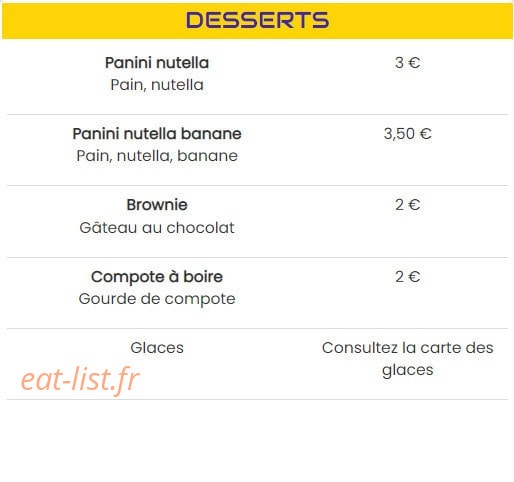 Eat Station — carte page 7