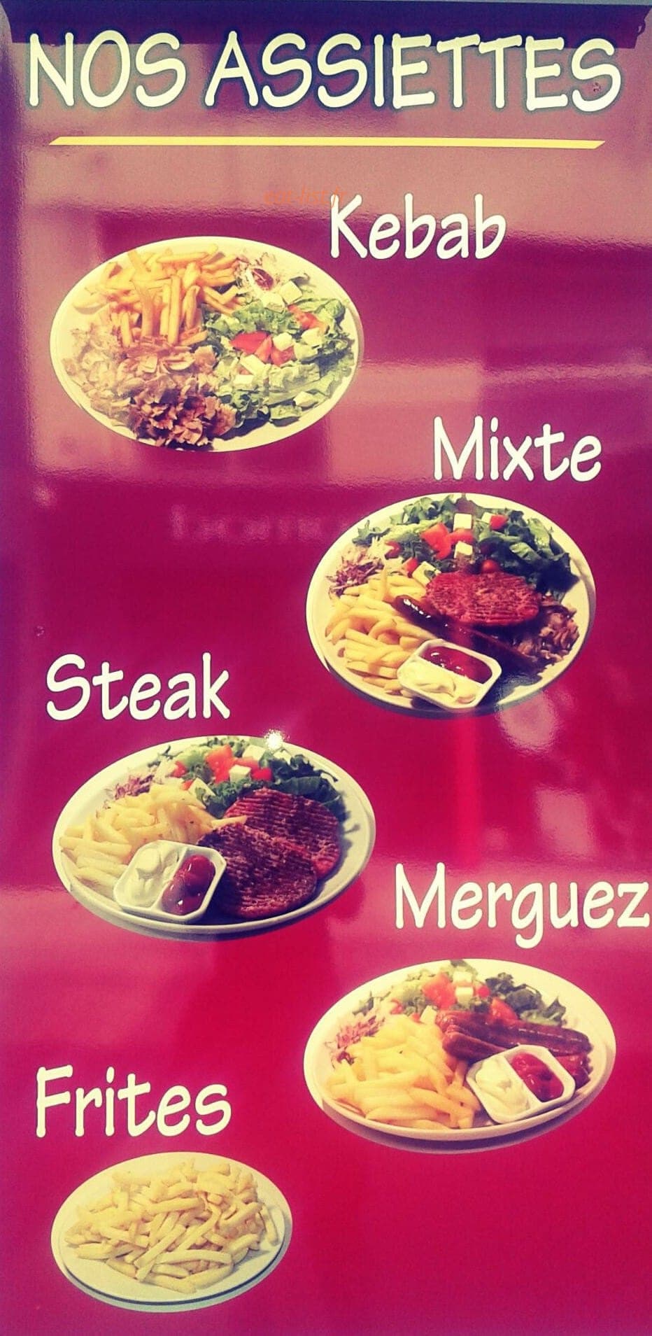 Istanbul Kebab — carte page 1