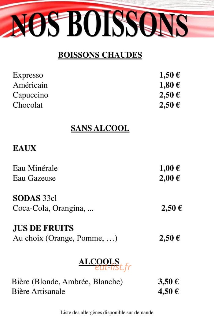 Le Klub — carte page 4