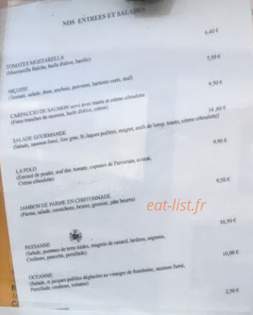 Le Napoli — carte page 1