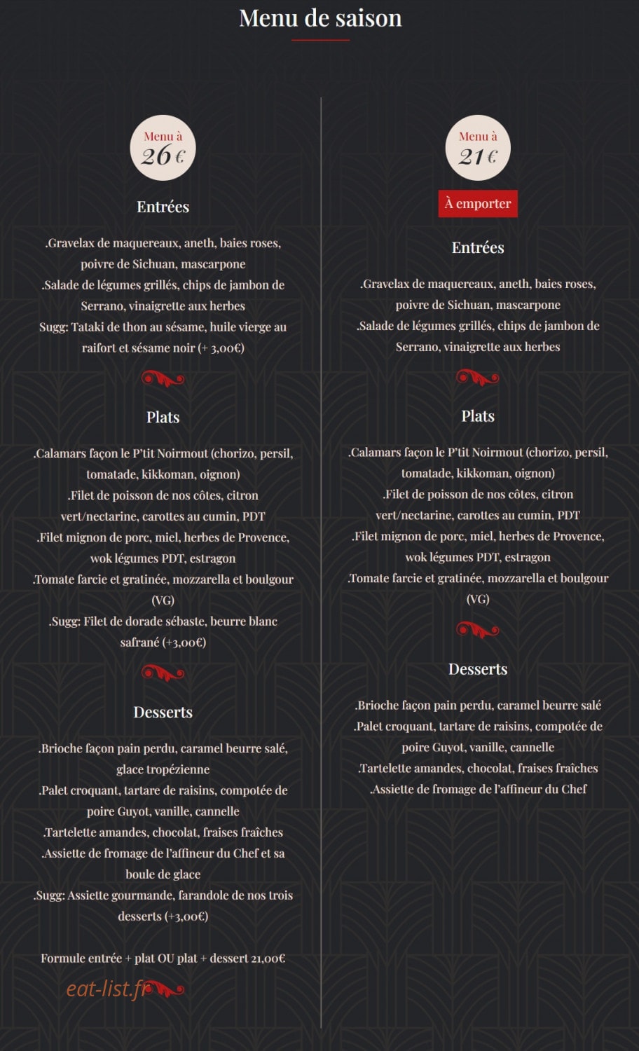 Le P’tit Challans — carte page 1