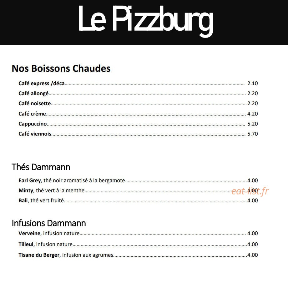 Le Pizzburg — carte page 7