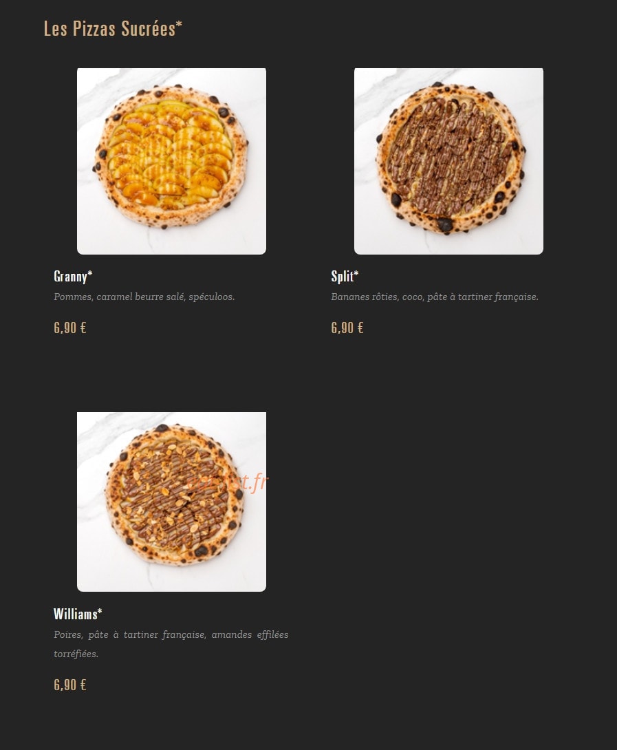Pizza Cosy — carte page 7