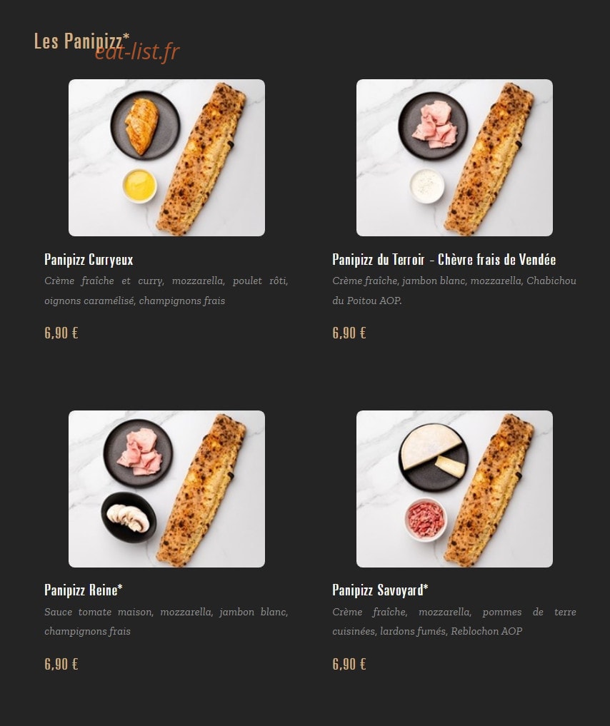 Pizza Cosy — carte page 4