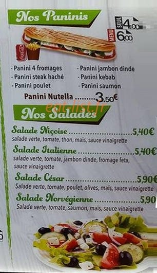 Planet kebab — carte page 4