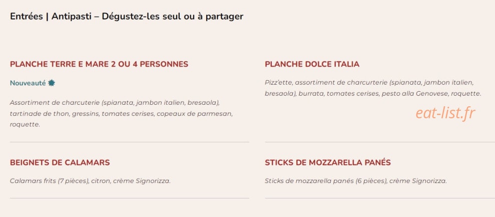 Signorizza — carte page 3