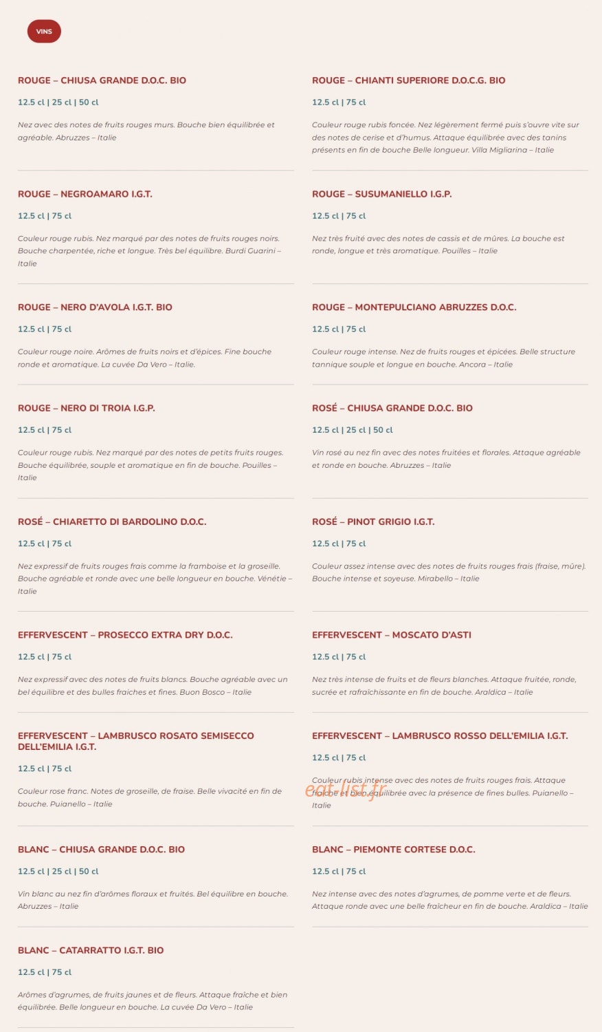 Signorizza — carte page 6