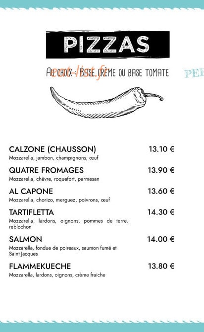Twist Diner Café — carte page 4