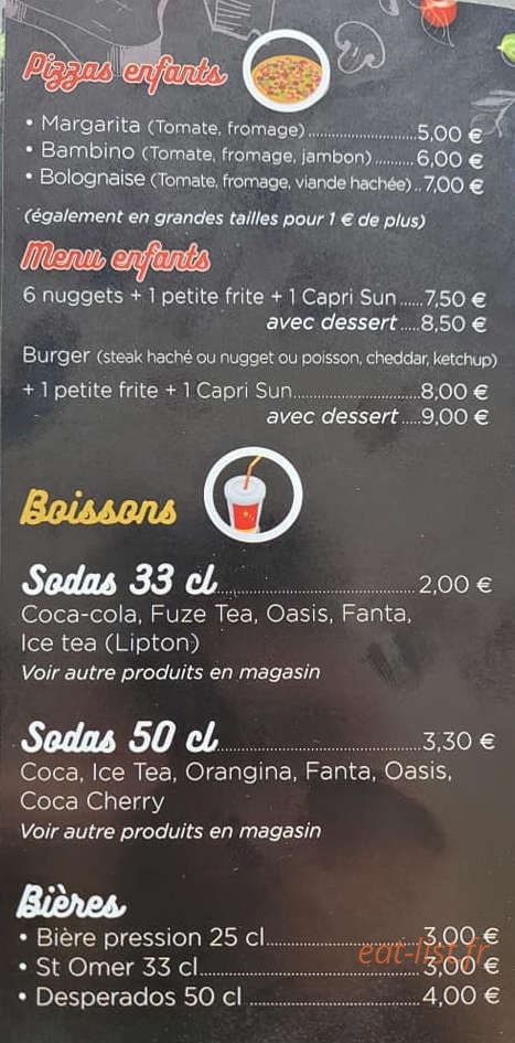 Hop'ti gourmand — carte page 5