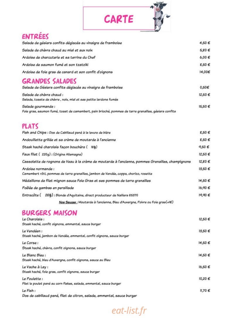 La Vache à Lay — carte page 2
