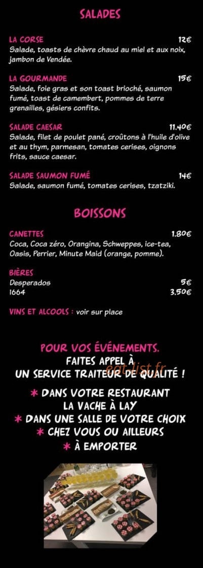 La Vache à Lay — carte page 9