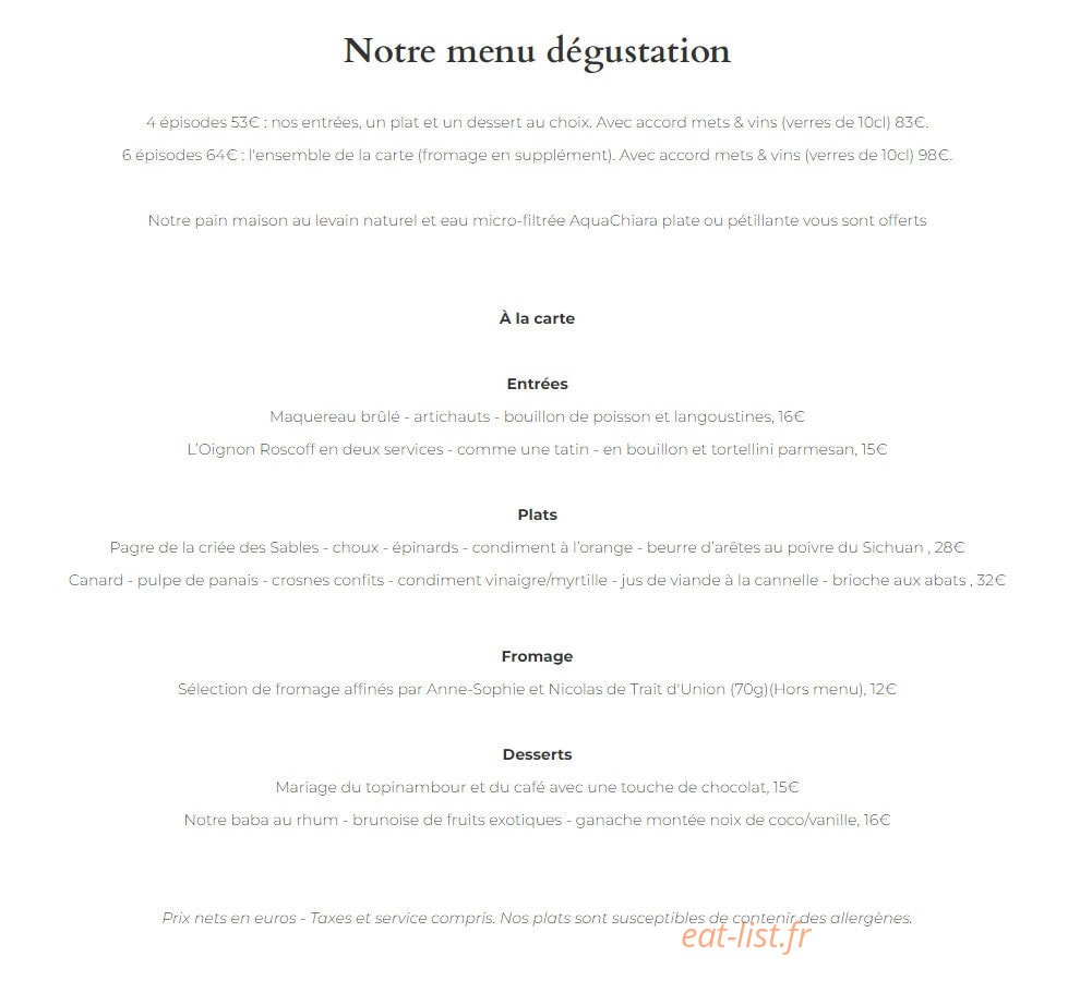 Maison Desamy — carte page 3