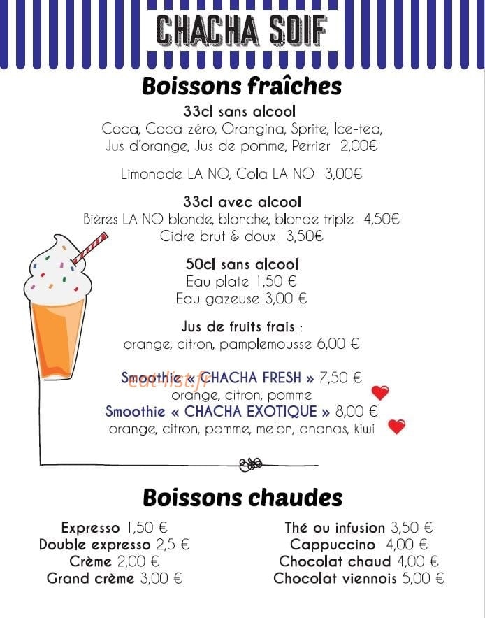 Chacha — carte page 3