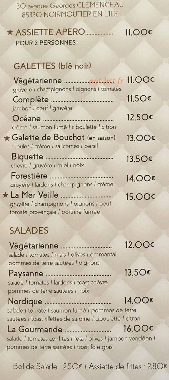 La Mer Veille — carte page 2
