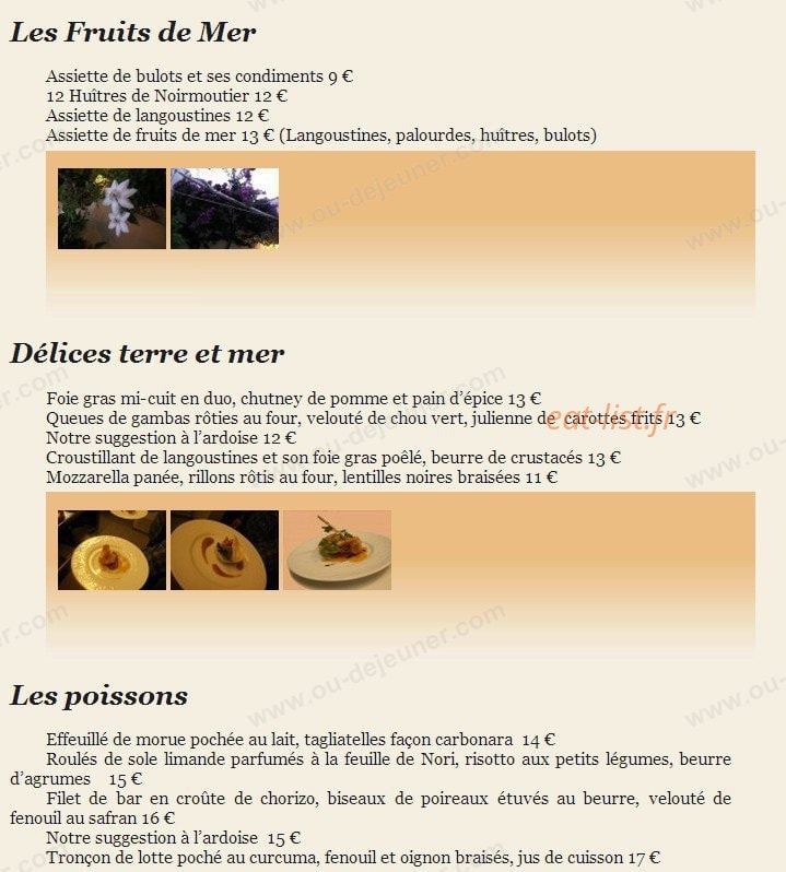 Le petit bouchot — carte page 3