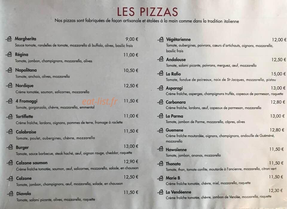 Le rafio — carte page 1