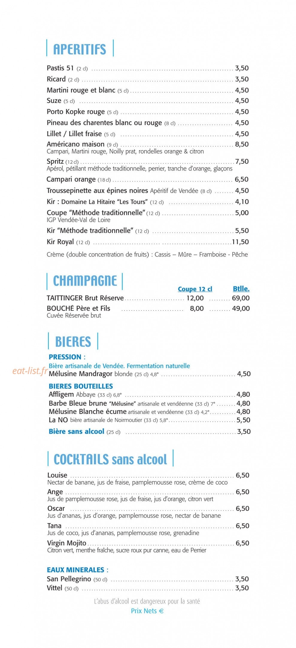 Le Roman Bleu — carte page 7
