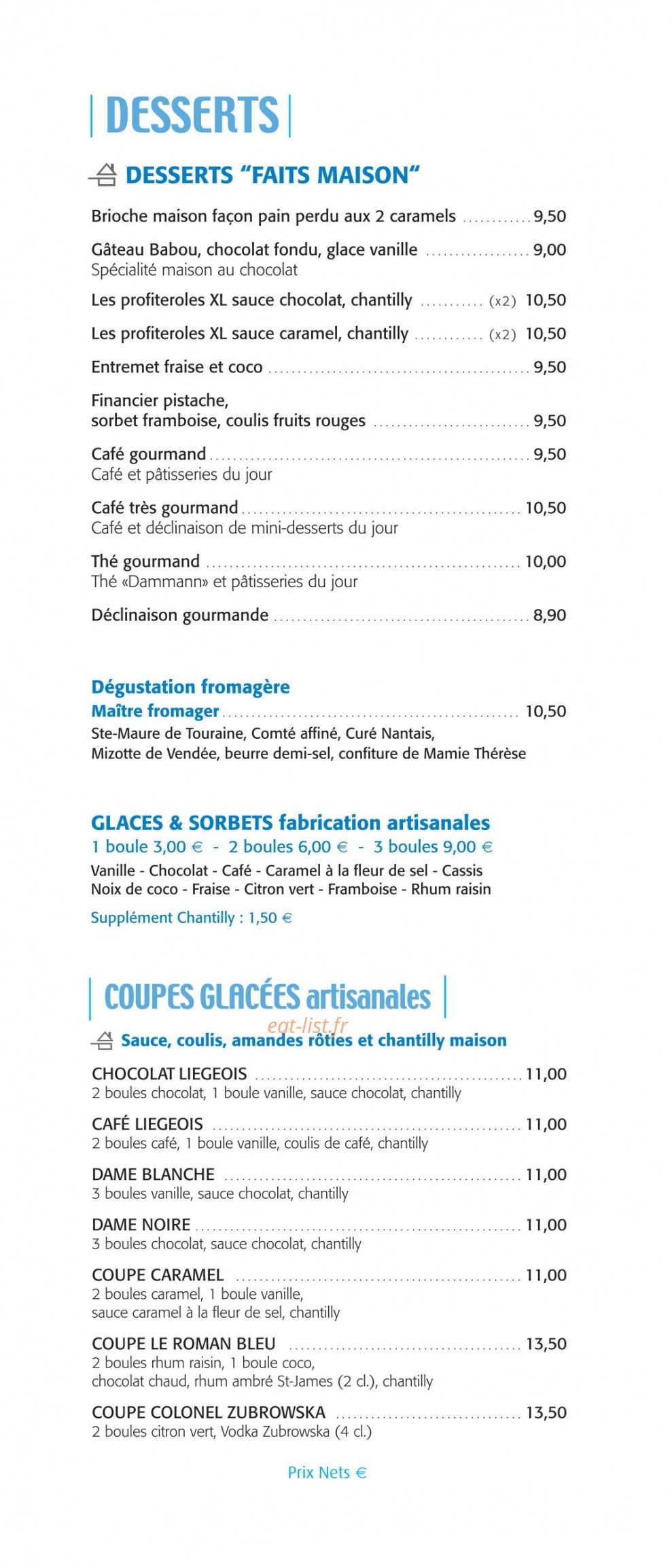 Le Roman Bleu — carte page 5