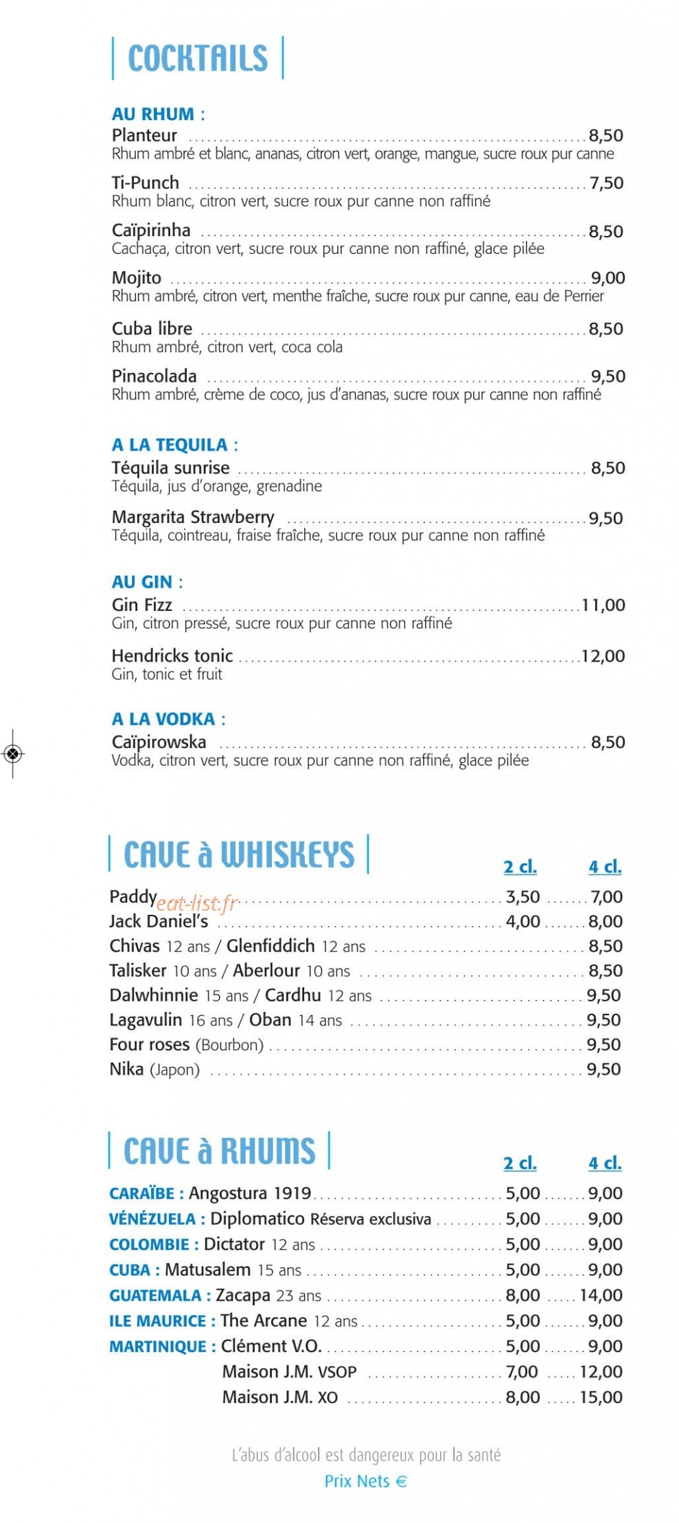 Le Roman Bleu — carte page 6