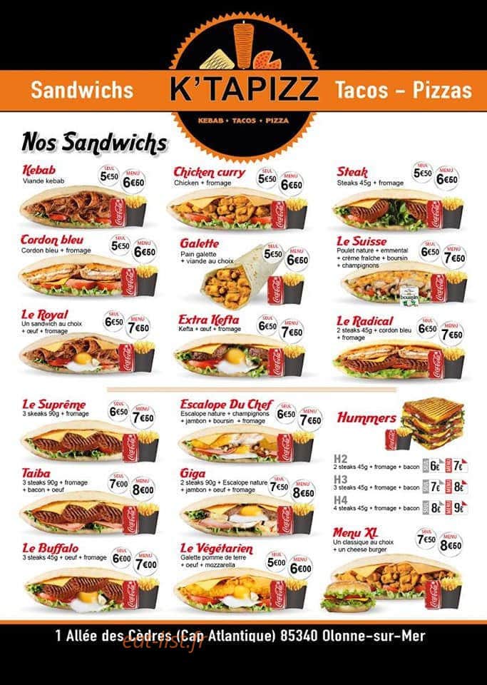 K'tapizz — carte page 1