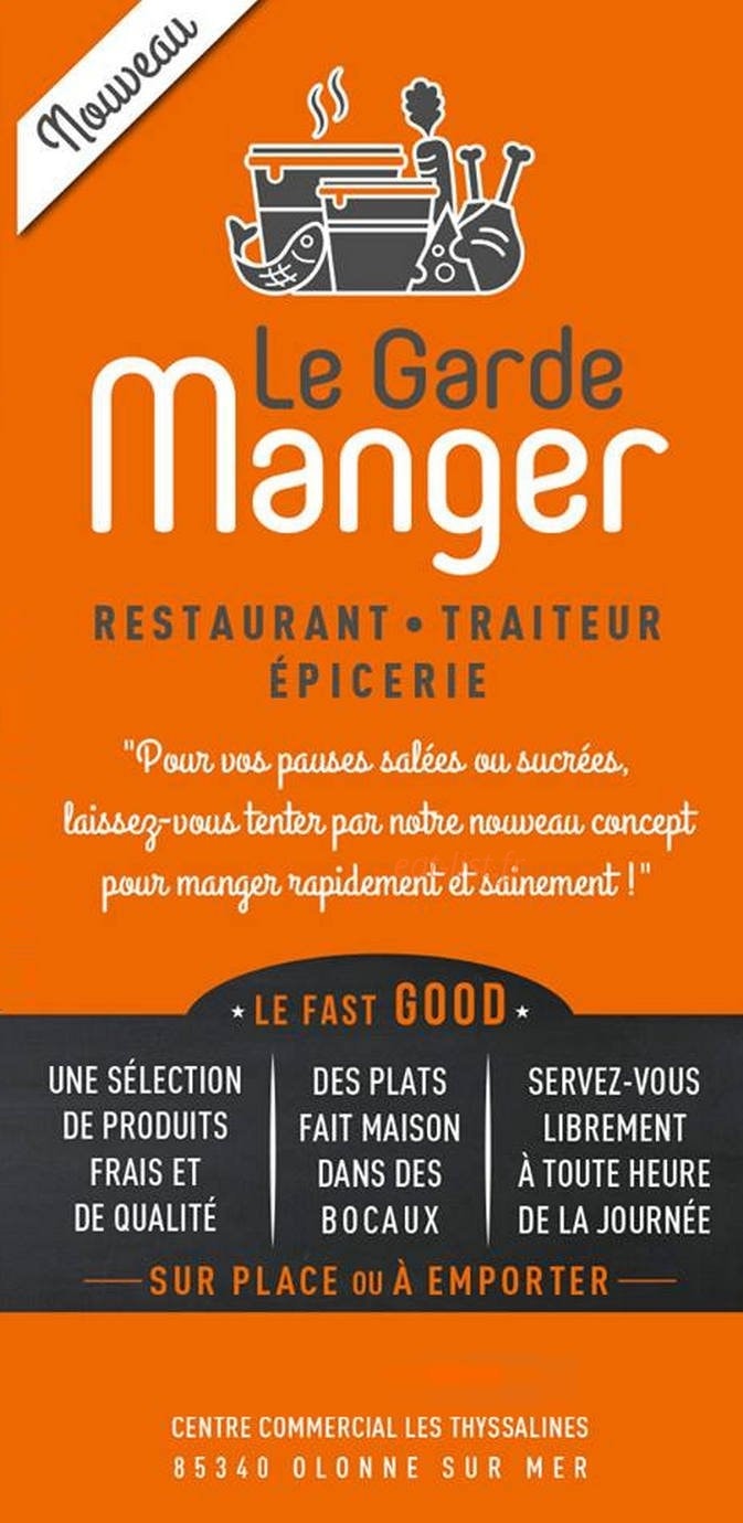 Le Garde Manger — carte page 1