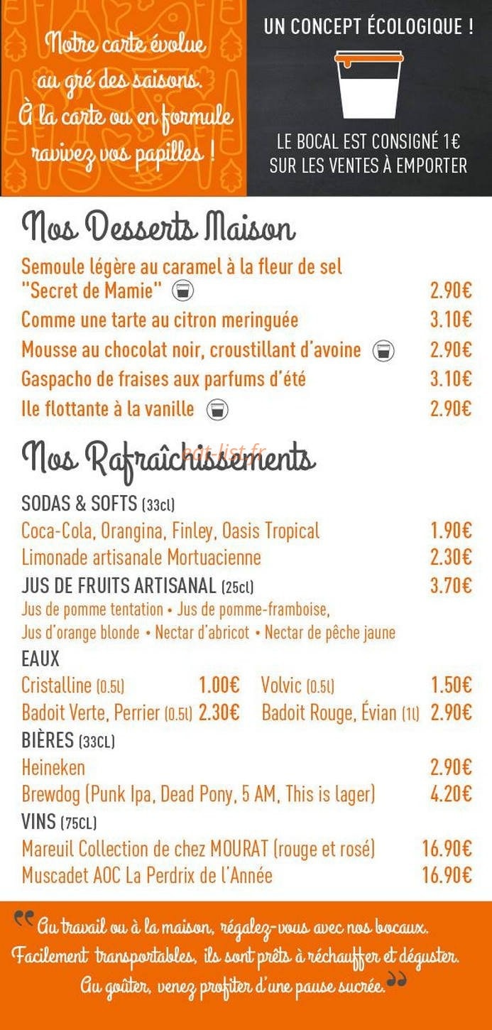 Le Garde Manger — carte page 3