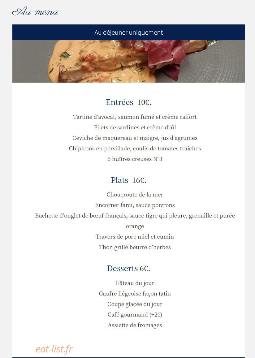 Les Bafouettes — carte page 1