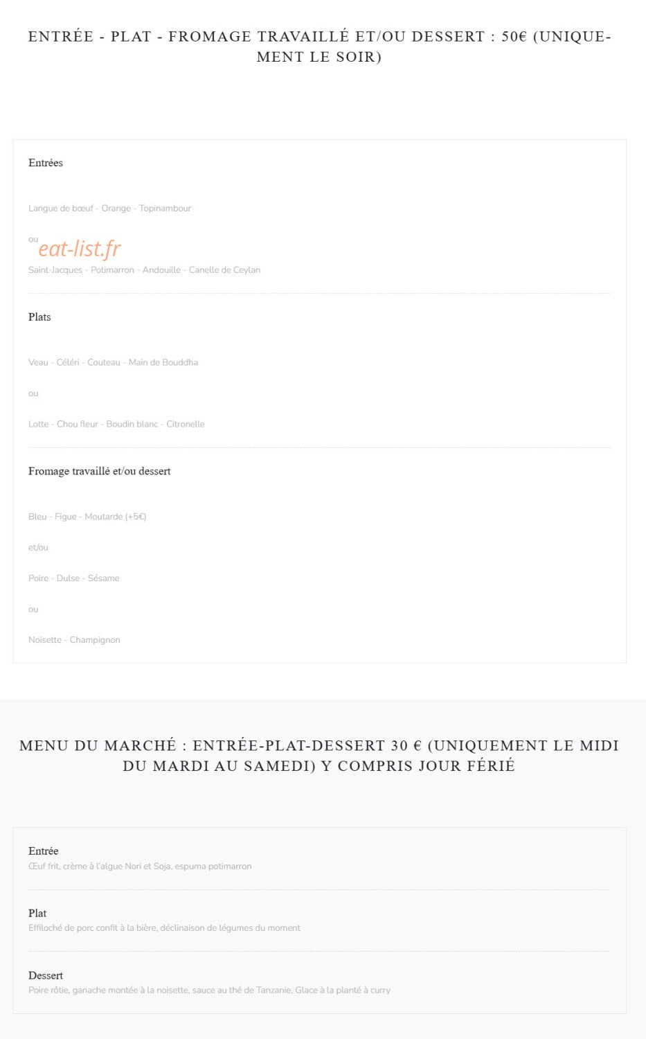 Accalmie — carte page 1