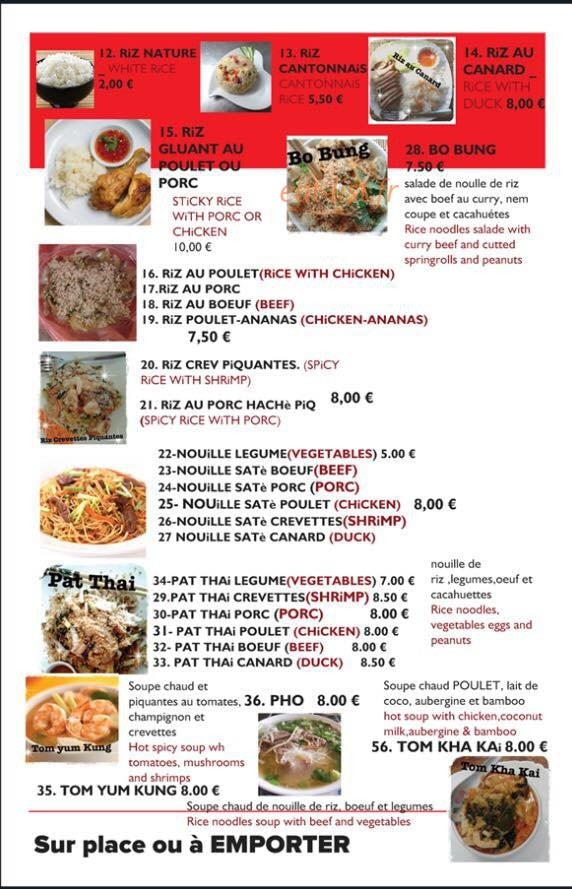 Aroy dee — carte page 2