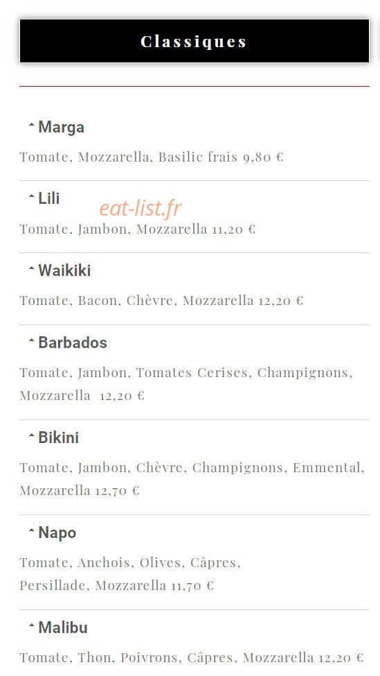 Casa So'so — carte page 1