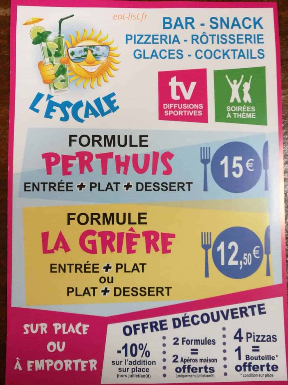 L'escale — carte page 1
