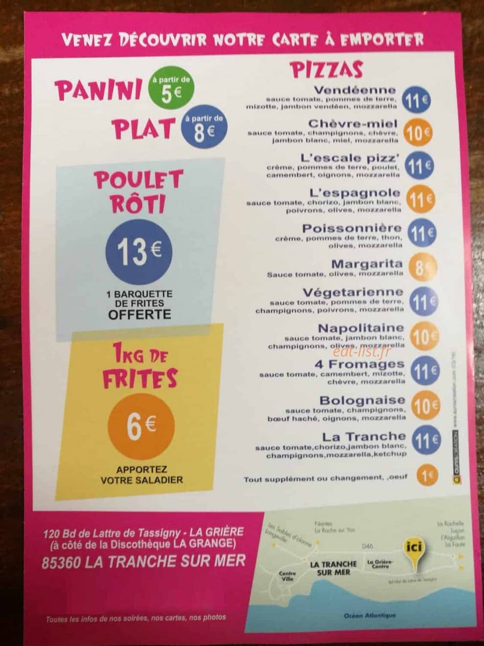 L'escale — carte page 2