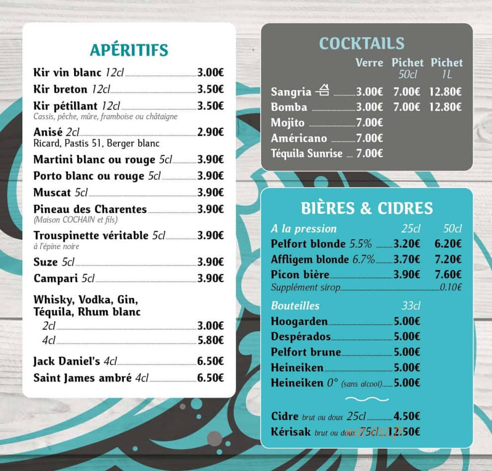 La Crêpouse — carte page 8