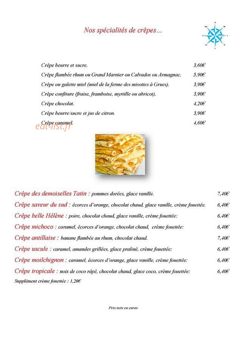 La rose des vents — carte page 4