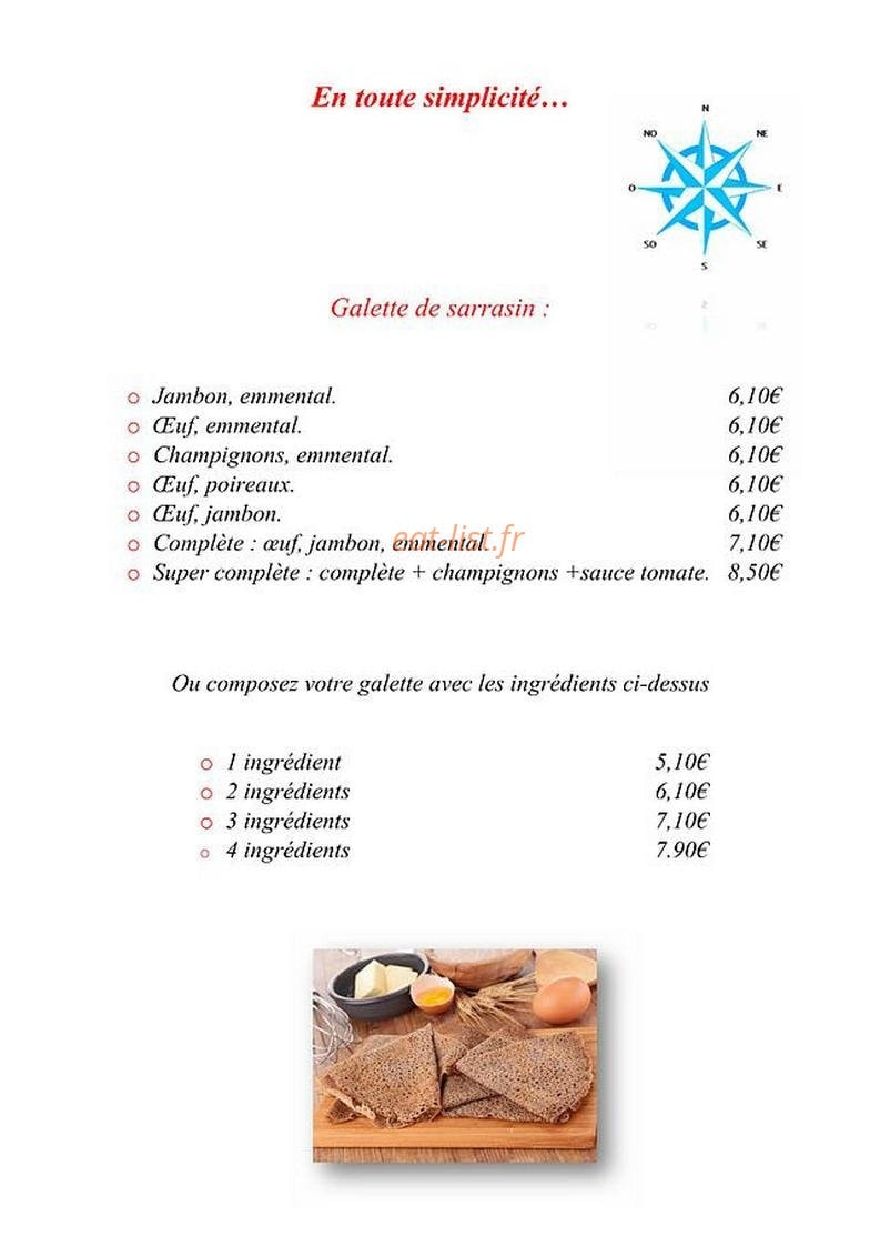 La rose des vents — carte page 2
