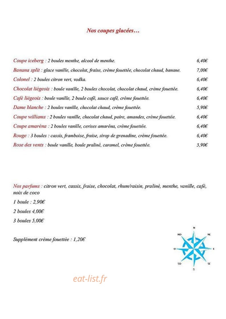 La rose des vents — carte page 5