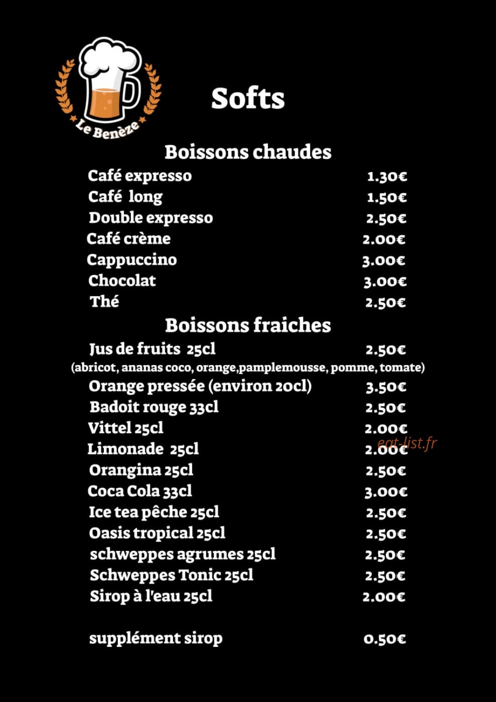 Le Benèze — carte page 4