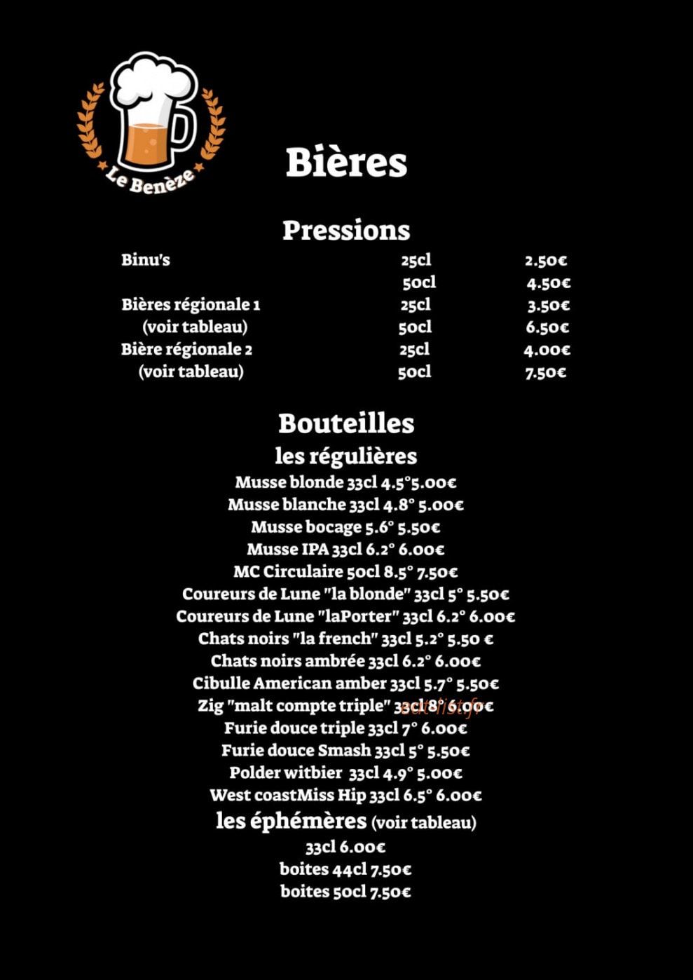 Le Benèze — carte page 2